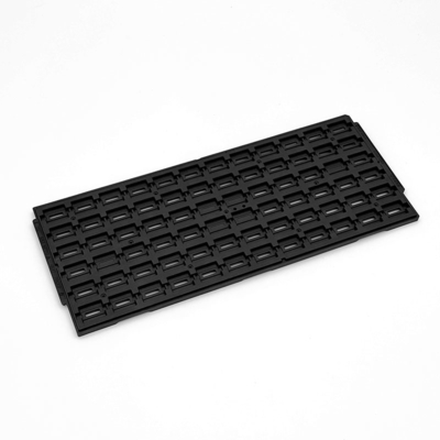 কেনা Black PPE Moisture-Proof Antistatic JEDEC Tray For High Precision IC Storage online manufacture