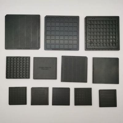কেনা এবিএস ব্ল্যাক ওয়াফল প্যাক চিপ ট্রে online manufacture