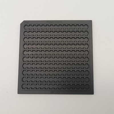 ভালো দাম IC চিপ 150PCS ইনজেকশন মোল্ডিংয়ের জন্য কালো 4 ইঞ্চি প্লাস্টিক ওয়াফেল প্যাক অনলাইন