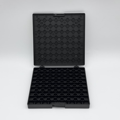 ভালো দাম Black ESD PC Clamshell Chip Tray with Lock Mechanism অনলাইন